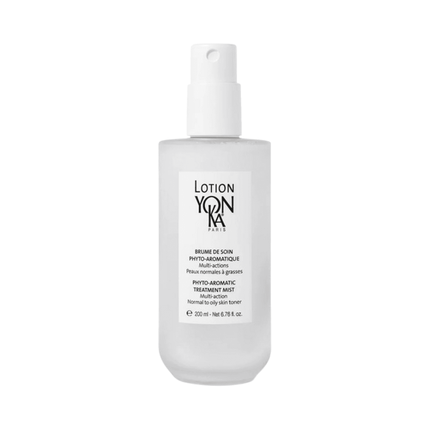 Yonka Lotion Yon-ka Invigorating Mist Μπουκάλι σπρέι 200ml με καθαρό σχεδιασμό, ιδανικό τονωτικό προσώπου για κανονικούς έως λιπαρούς τύπους δέρματος.