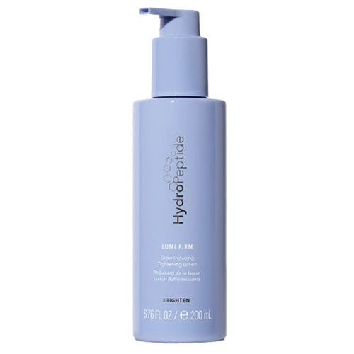 HydroPeptide Lumi Firm Glow-Inducing Tightening Lotion 200ml. Luxurious body cream designed to firm, hydrate, and brighten aging skin.