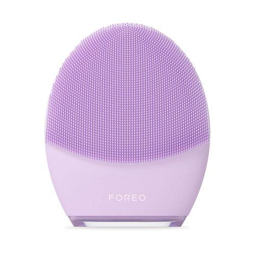FOREO Luna 4 - バランスのとれた肌、パステル パープル 1 個、敏感肌のためのディープ クレンジングとフェイシャル マッサージ用のスキンケア ツール。