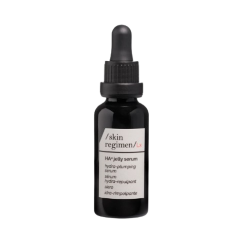 Hydrating Lx HA4 Jelly Serum της Skin Regimen σε μινιμαλιστική μαύρη συσκευασία, σχεδιασμένος να ενισχύει την ελαστικότητα του δέρματος και τη συγκράτηση της υγρασίας.