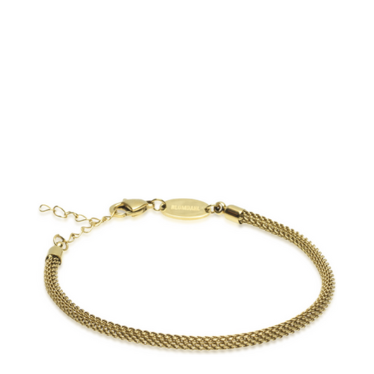 Blomdahl Mesh Gold Bracelet (15.5-19cm)