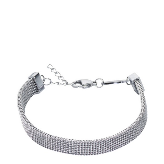 Blomdahl Mesh Silver Bracelet (15.5-19cm)