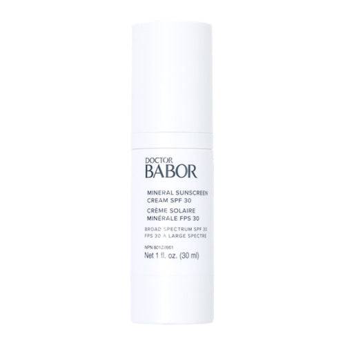 Babor Mineral Crème Cream SPF 30, בקבוק 30 מ"ל המיועד למריחת פנים, מציע SPF רחב טווח בשגרת טיפוח העור.