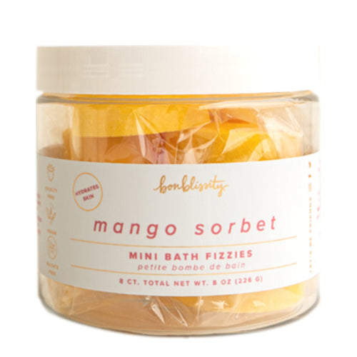 Bonblissity Mini Bath Fizzies - Mango Sorbet
