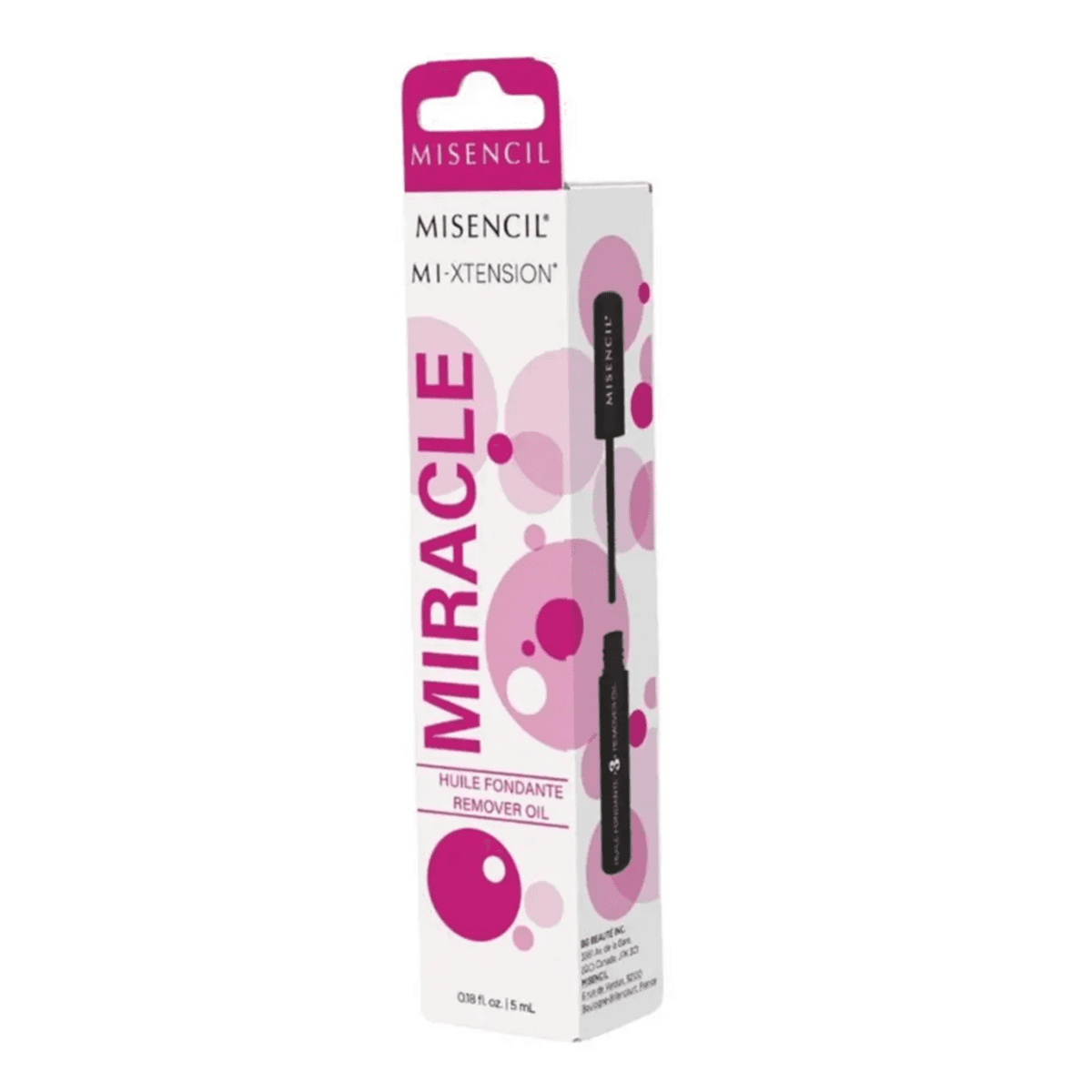 Misencil ミラクル リムーバー オイル - 15ml パッケージのまつげエクステ リムーバー オイルは、まつげに潤いを与えて健康を維持し、アイメイクの除去に最適です。