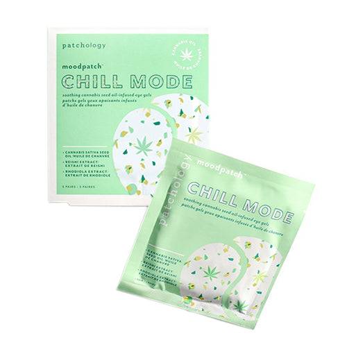 Patchology Moodpatch Chill Mode Eye Gels には、大麻サティバ種子油が配合されており、目の下の治療に最適です。むくみや乾燥肌の緩和に最適です。