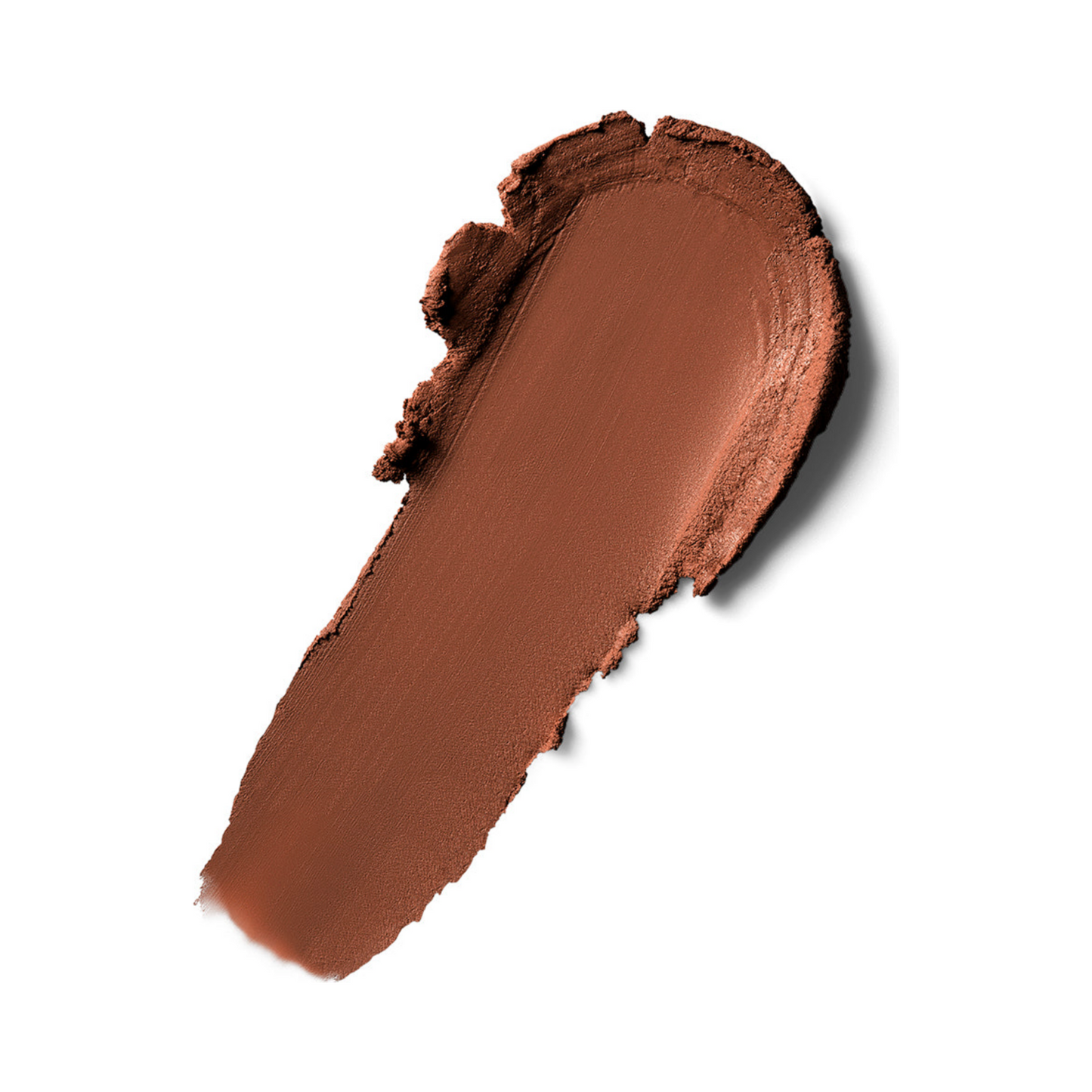 Kremet tekstur av By Terry Ombre Blackstar Eyeshadow i Matte Toffee vist i en fargeprøve, perfekt for bruk av øyenskygge, eyeliner eller highlighter.