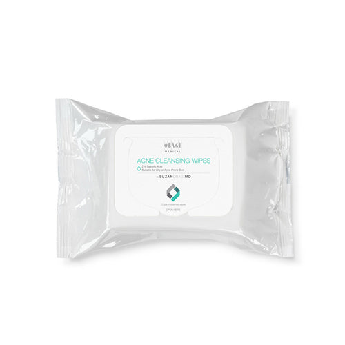 Obagi SUZANOBAGIMD On the Go Cleansing Wipes for Oily or Acne Prone Skin