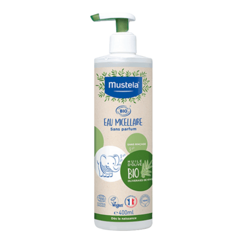 مياه micellar العضوية Mustela مع زيت الزيتون والألوة