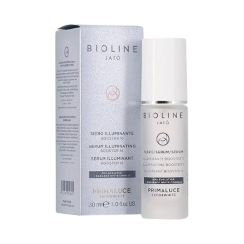 Bioline PRIMALUCE סרום 15% פילינג סרום פנים משפץ באריזה של 30 מ"ל, אידיאלי להגברת הקולגן והאלסטין בשגרת טיפוח העור.