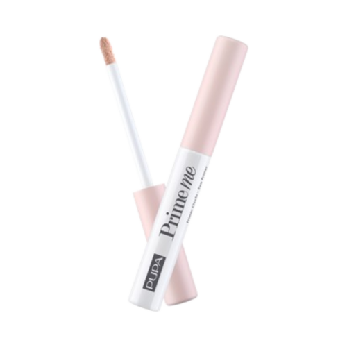 Pupa PRIME ME Eye Primer - 001 Nude featuring soft applicator tip, perfect for even application and enhancing eye makeup durability.