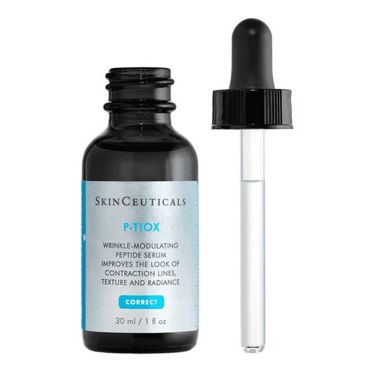 SkinCeuticals Antirimpelserum P-TIOX Peptide met druppelaar, fles van 30 ml voor het verminderen van fijne lijntjes en het verbeteren van de huidtextuur en glans.