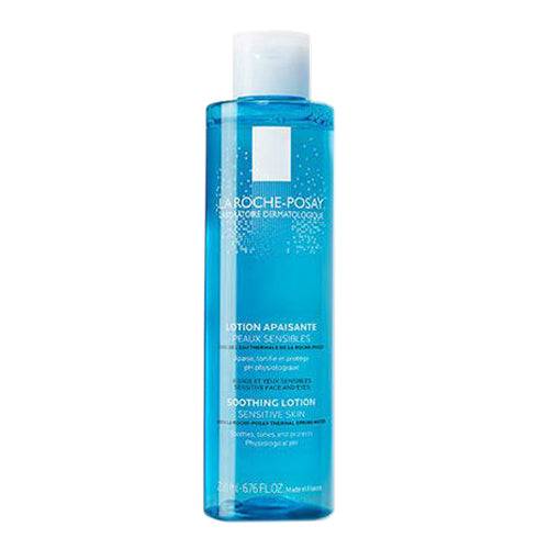 Tonico La Roche Posay - Lenitivo per pelli sensibili in un flacone blu da 200 ml, ideale per calmare e riequilibrare le routine di cura della pelle del viso.