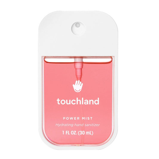 Touchland Power Mist 保湿洗手液具有野西瓜香味,1 液量盎司时尚喷雾瓶,可随时随地保持手部卫生。