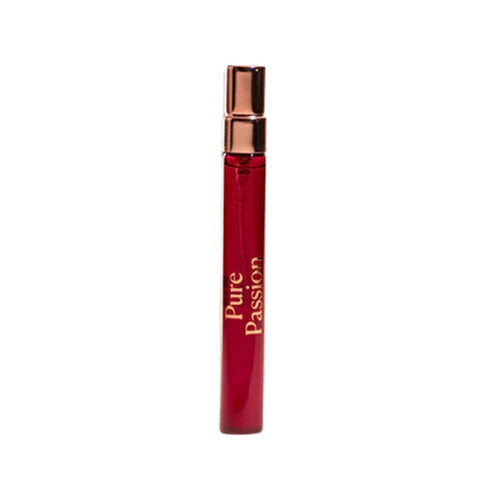 Perfume High on Love Pure Passion (Tamaño de viaje) en elegante vial rojo, una fragancia femenina compacta de la categoría Salud y Belleza.
