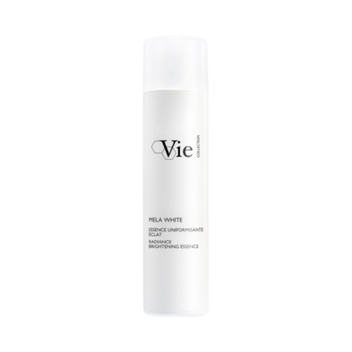 Vie Collection Radiance Brightening Essence の正面図。シミの補正と毎日の肌の保護のための肌を明るくするフェイス クリームです。