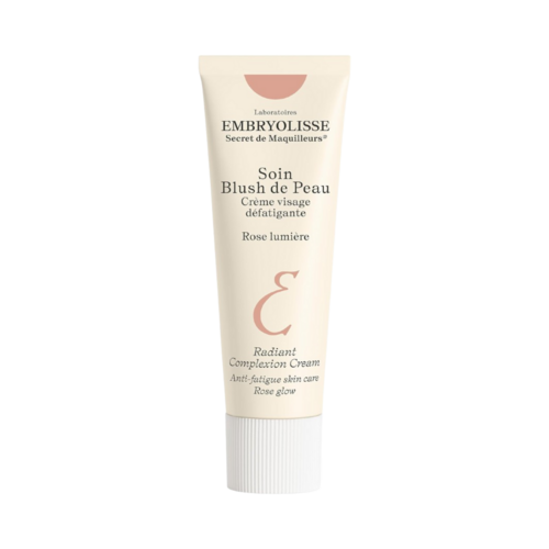 Tube of Embryolisse Cream - Radiant Complexion Moisturizer with rose glow formula, perfect for travel-friendly skincare and radiant finish.