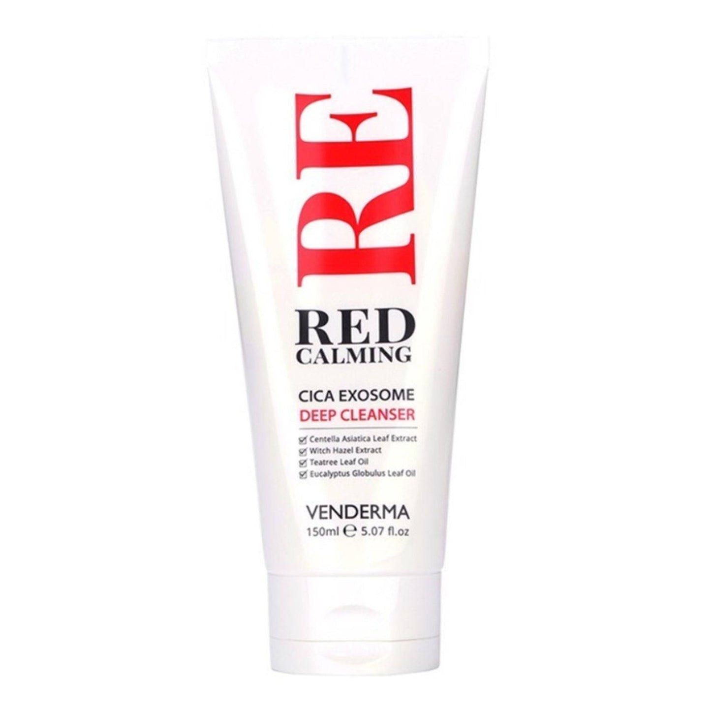 フェイシャルスキンケア用 Venderma Red Calming Cica Exosome Deep Cleanser チューブ