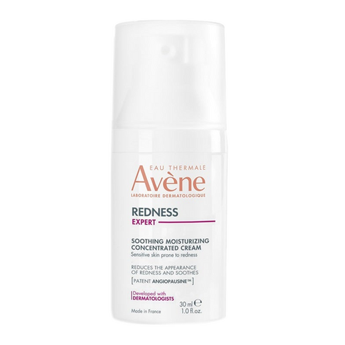 Avene Redness Expert rauhoittava voide patentoidulla Angiopasine-koostumuksella. Kosteuttava kasvovoide ihon punoituksen lievitykseen ja pitkäkestoiseen kosteutukseen.