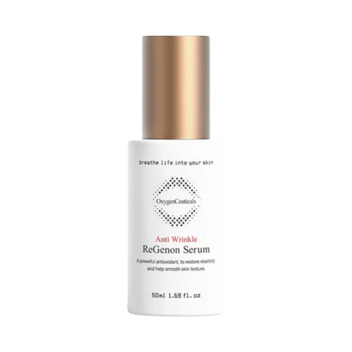 اشتري مصل OxygenCeuticals Regenon عبر الإنترنت من eSkinStore، وهو علاج مضاد للأكسدة لتفتيح الخطوط الدقيقة وشد ملمس البشرة.