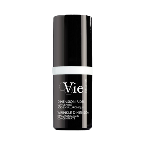 Vie Collection Wrinkle Dimension Concentrate met hyaluronzuur gaat de tekenen van veroudering tegen. Ideale gezichtsbehandeling voor hydratatie en rimpelvermindering.