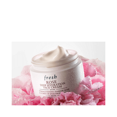 Crema facial de hidratación profunda de rosa fresca