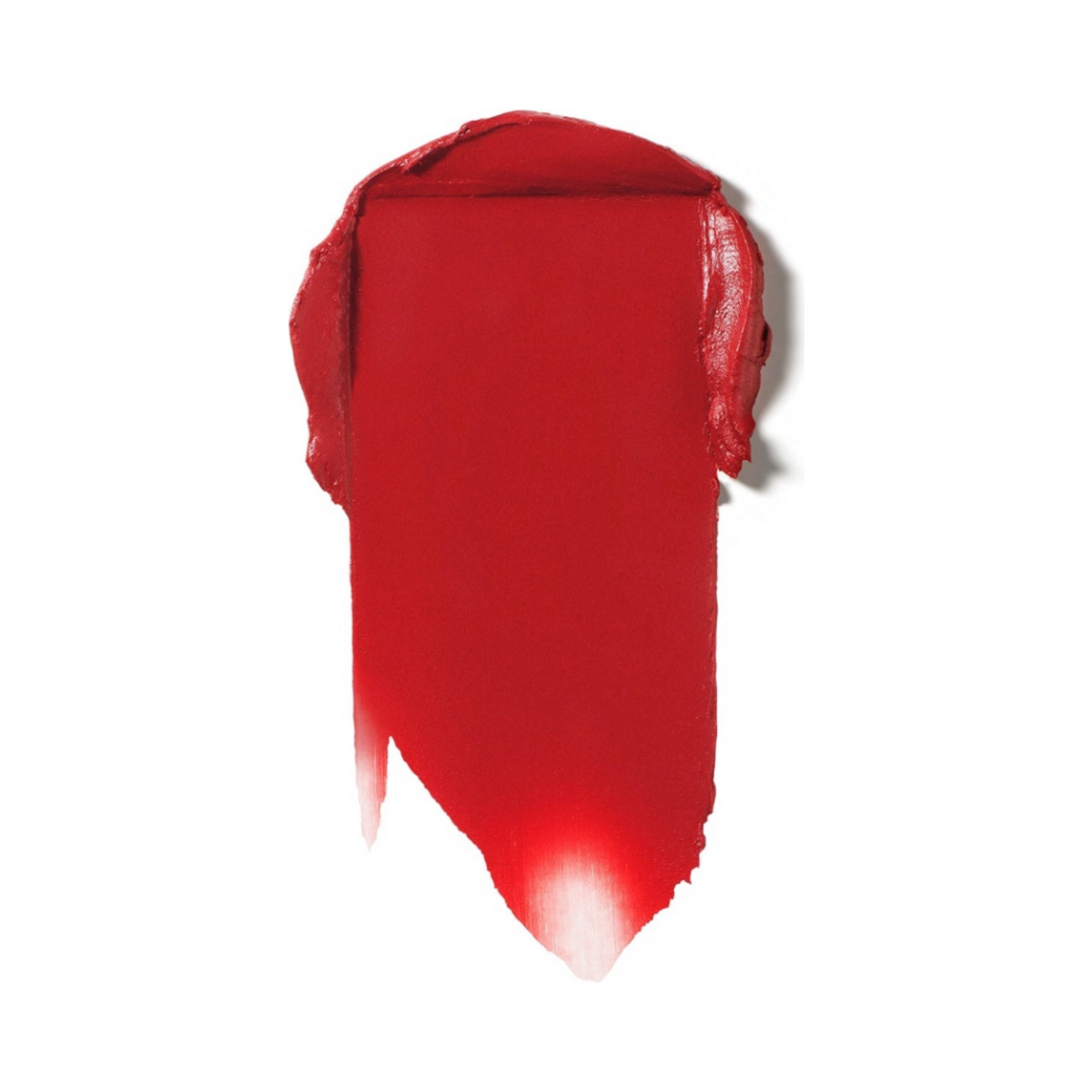 Close-up van By Terry Rouge Opulent Refillable 3 g / 0,1 oz lippenstiftstaal in intens rood, met de nadruk op een zachte, krachtige kleur.
