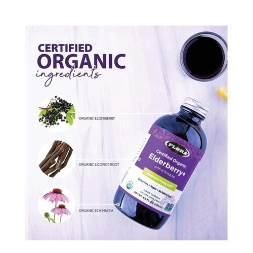 Flora Sambu Guard Elderberry+ صيغة سائلة