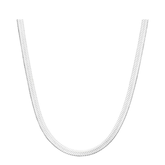 Blomdahl Plain Necklace - Silver (40-46cm)