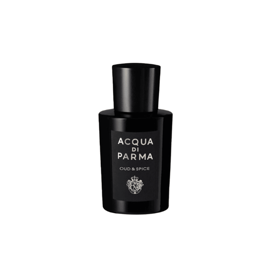 Acqua Di Parma Oud Spice Parfume - 180 ml flaske i slankt sort design, en luksuriøs citrus oud-duft til kvinder i kategorien premium duft.