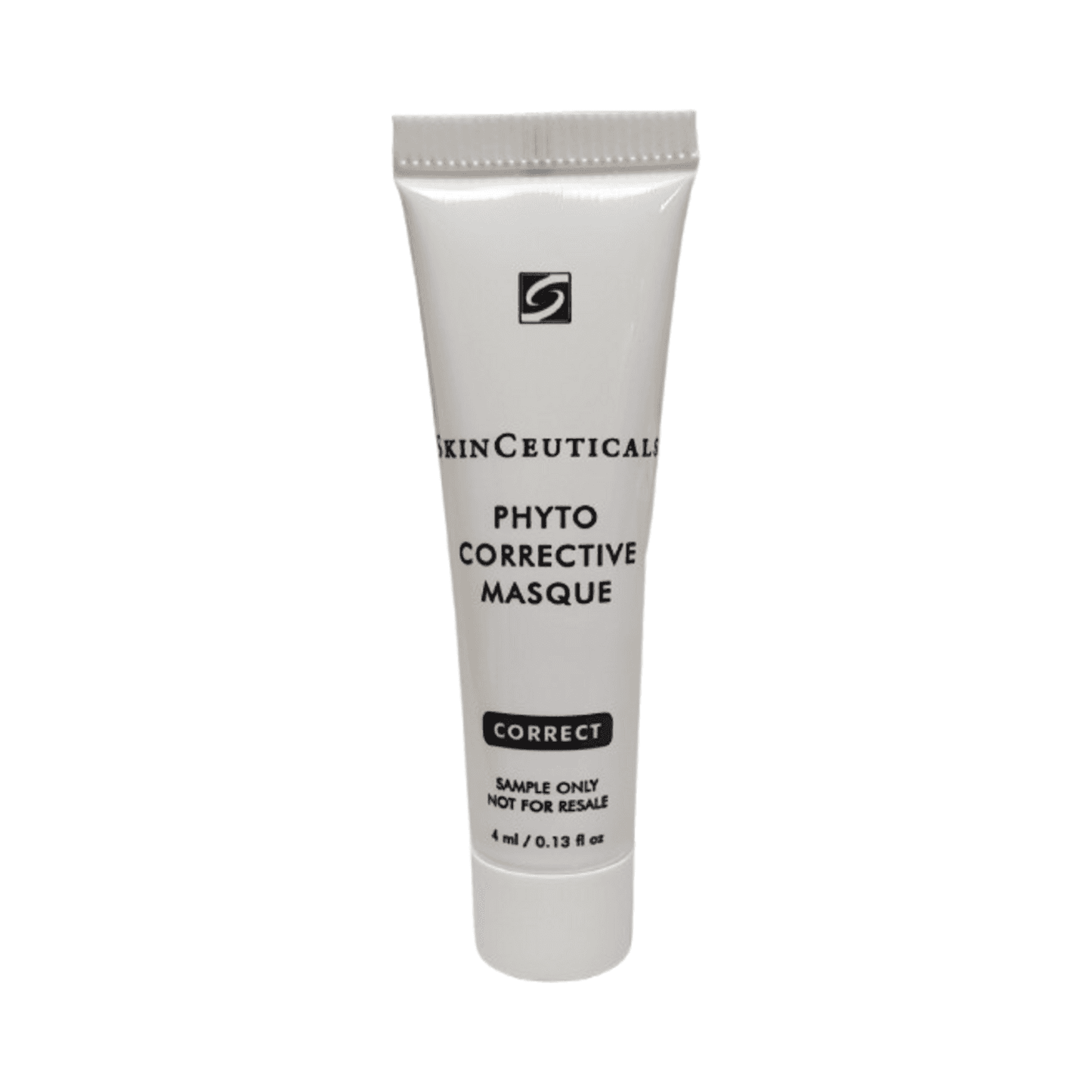 Tubo de muestra de SkinCeuticals Phyto Corrective Masque para pieles sensibles después de un procedimiento