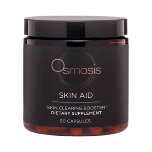 תוסף Osmosis Skin Aid 90 כמוסות לבריאות העור והמעיים, נוסחה עם מרכיבים טבעיים להגברת חסינות וסדירות המעיים.