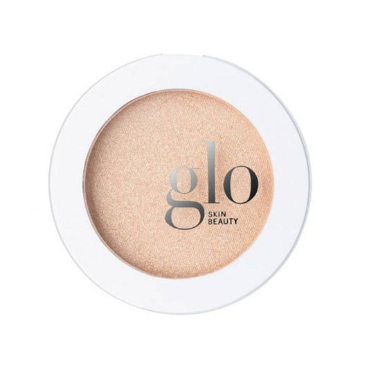 Resaltador en polvo Glo Skin Beauty Skin Glow en tono champán, compacto único con acabado mineral luminoso para un maquillaje facial radiante.
