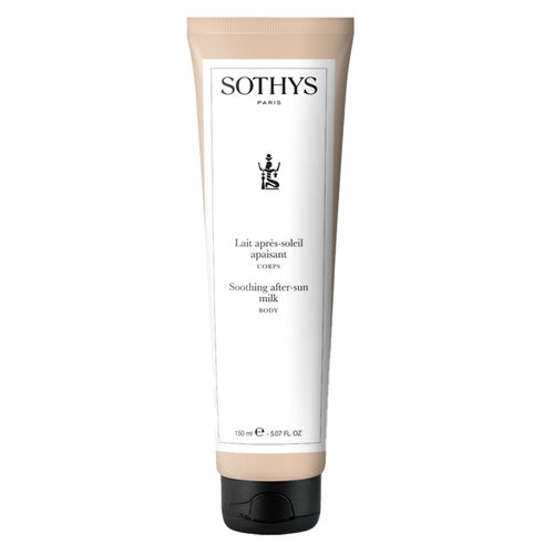 Sothys After-sun Milk Body 150 מ"ל להרגעה ולחות לעור החשוף לשמש. קרם לחות גוף קל משקל מושלם לשגרת טיפוח העור היומית בקיץ.