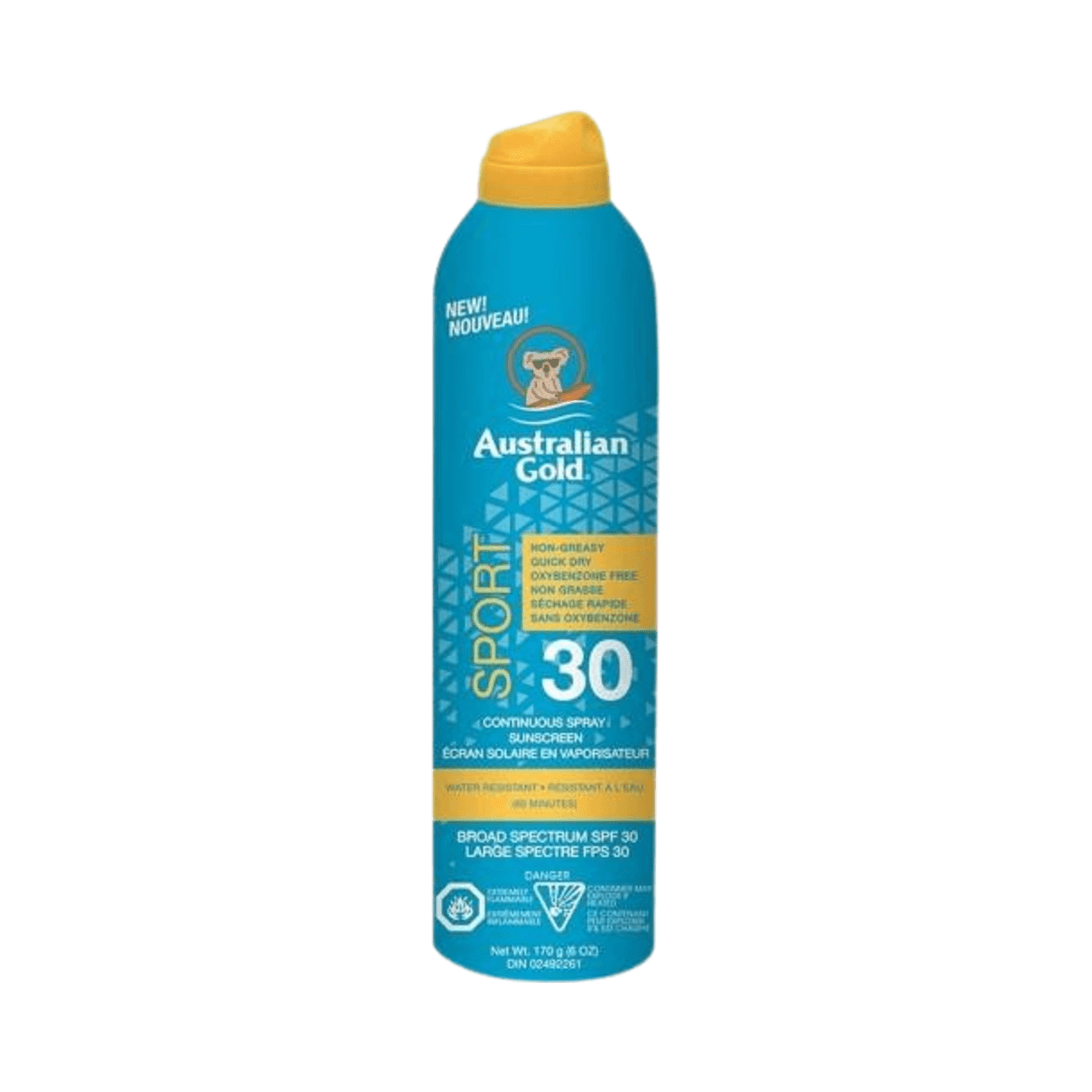 Australian Gold Sport Continuous Spray Sunscreen SPF 30
