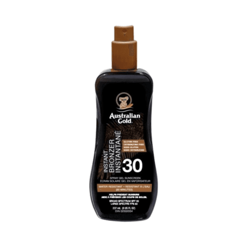 Australian Gold Spray Gel Sunscreen With Bronzer SPF 30