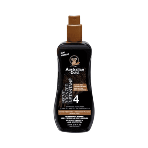 Australian Gold Spray Gel Sunscreen With Bronzer SPF 4