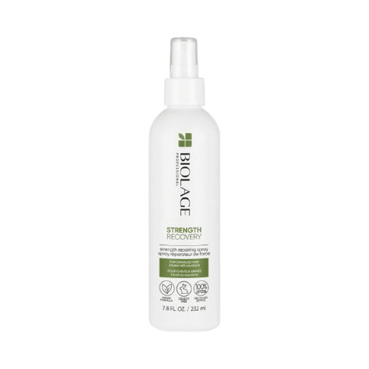 Biolage 噴霧 - 純素頭髮修復 |使用 7.8 液量盎司瓶裝的強力恢復噴霧強化受損頭髮,非常適合脆弱的頭髮護理。