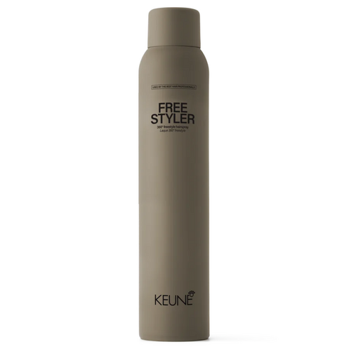 Keune Style Free Styler professional hair styling spray with 360 freedom hold, perfect for dynamic looks in personal hair care routines.
