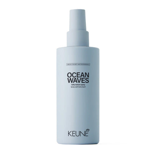 Keune Ocean Waves Spray for tousled beach hair look. Styling product with heat protection and hair-repairing Bond Fuser Technology.