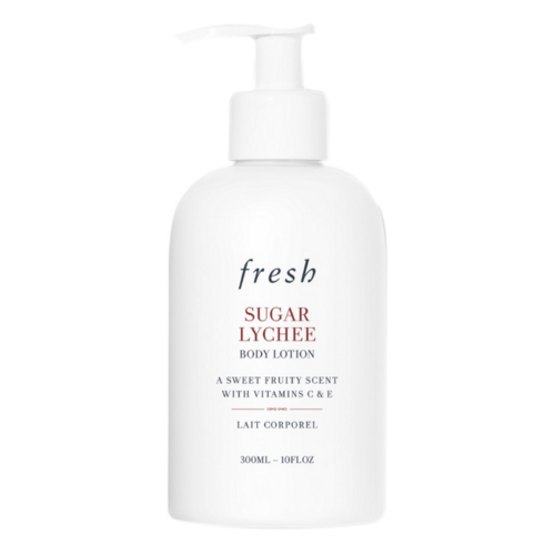 Kaufen Sie Fresh Sugar Lychee Body Lotion im eSkinCareStore, eine leichte Feuchtigkeitscreme für den Körper mit Sheabutter und Glycerin für glatte, gepflegte Haut.