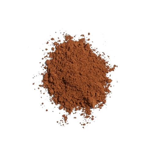 Eminence Organics Sun Defense - Protetor Solar Mineral em um tom profundo de base de cacau em pó. Tom rico para tez mais escura com FPS.