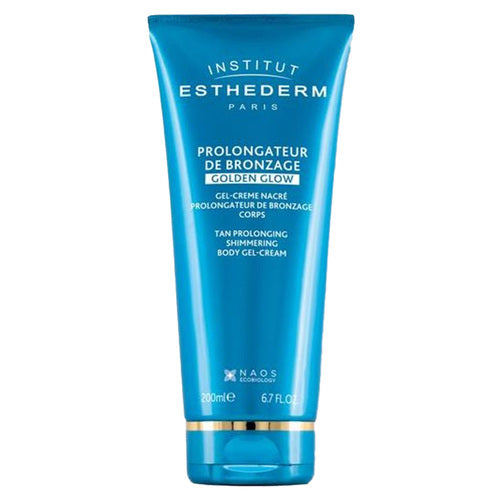 Institut Esthederm Tan Gel - הארכת השיזוף | שפופרת טיפוח גוף מנצנץ 200 מ"ל. משלב טיפוח וטיפוח שמש לשיזוף זוהר לאורך זמן.