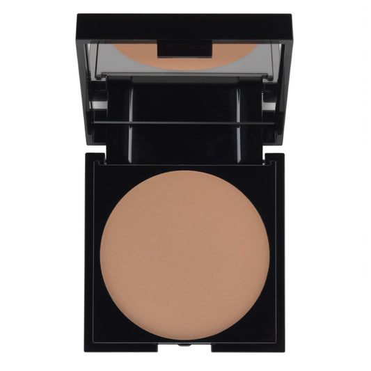 RVB Lab Tanning Cake Bronzer 1 pieza en tono bronceado claro con espejo compacto, disponible en eSkinCareStore para contornear y dar un brillo bañado por el sol.