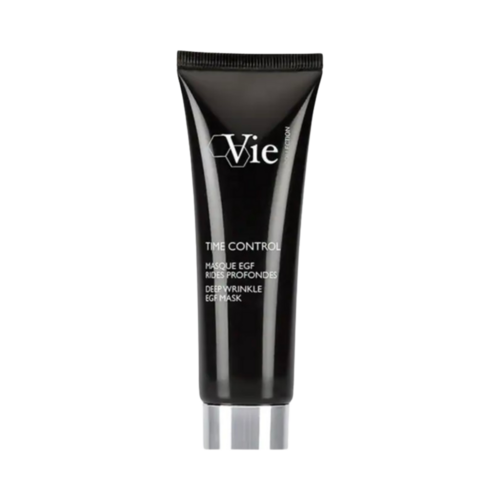 منظر أمامي لقناع Vie Collection Time Control Deep Wrinkle EGF، وهو قناع وجه فاخر يستهدف الخطوط الدقيقة وشد البشرة، متوفر في eSkinCareStore.