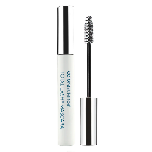 Μάσκαρα Black Colorescience Total Lash με βουρτσάκι όγκου και ενυδατική φόρμουλα για ενισχυμένες, καθορισμένες βλεφαρίδες στο μακιγιάζ των ματιών.