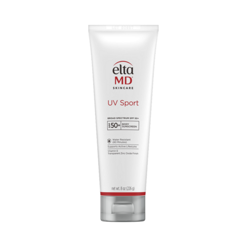 EltaMD UV Sport Broad-Spectrum SPF 50 in 8 oz tube for full-body sun protection. Buy online for active, water-resistant skincare.