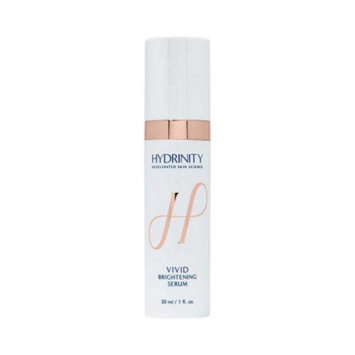 Μπουκάλι Hydrinity Vivid Brightening Serum 1 fl oz με πεπτίδια και υαλουρονικό οξύ, ιδανικό για ξηρό και ώριμο δέρμα, που πωλείται στο eSkinStore.