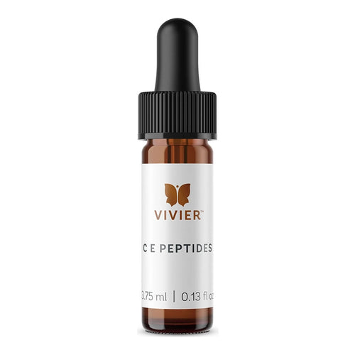 获得免费礼品产品 Vivier C E 肽迷你精华液,含有富含抗氧化剂的配方,适合干燥、成熟肌肤和细纹。包括维生素 C、E 和肽。