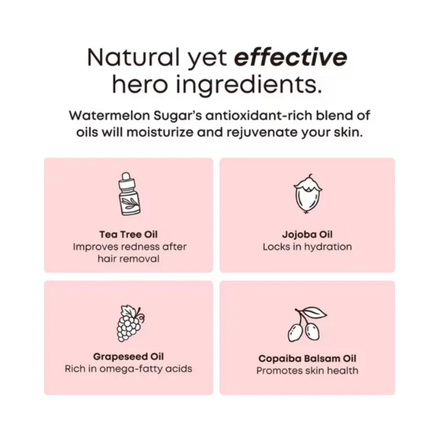 Bushbalm Watermelon Sugar Ingrown Hair Exfoliating Scrub